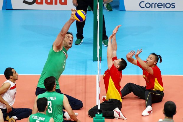 National Sitting volleyball team trounces China