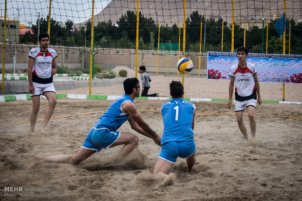 بطولة كرة الطائرة الشاطئية في محافظة سمنان