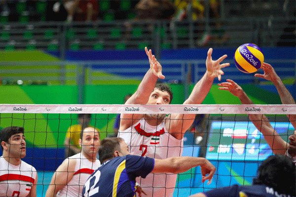 Iran sitting volleyball team routs Brazil