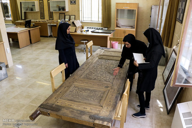 Restoration workshop in Kerman