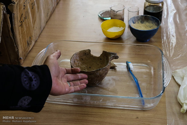 Restoration workshop in Kerman