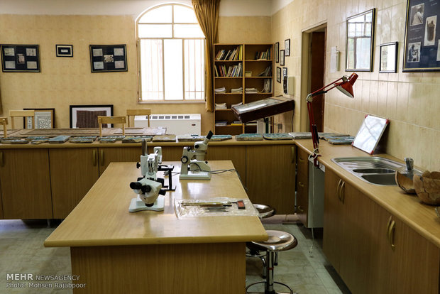 Restoration workshop in Kerman