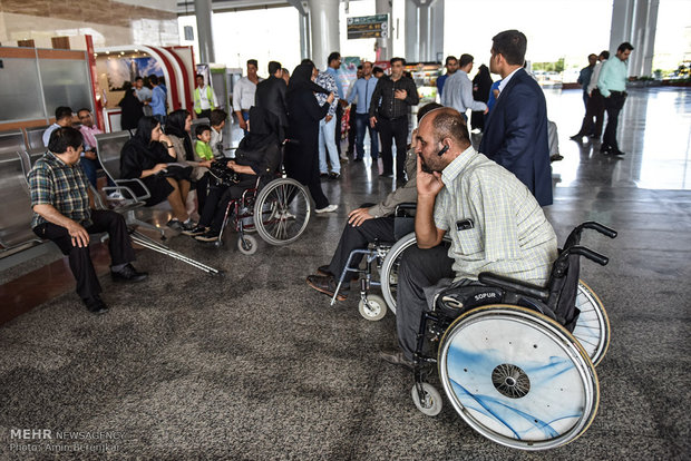 Iran's golden lady returned home