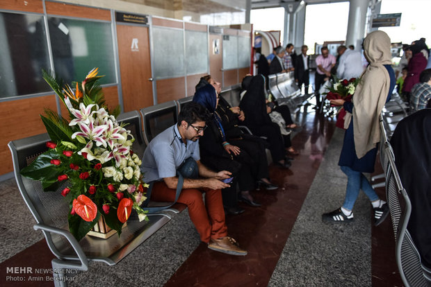 Iran's golden lady returned home