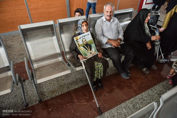 Iran's golden lady returned home