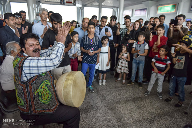 Iran's golden lady returned home