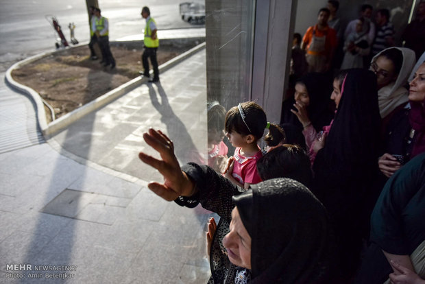 Iran's golden lady returned home