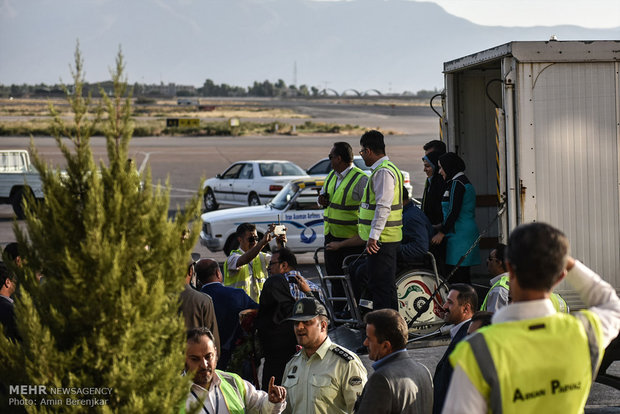 Iran's golden lady returned home