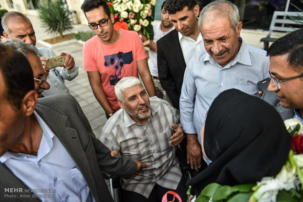 Iran's golden lady returned home