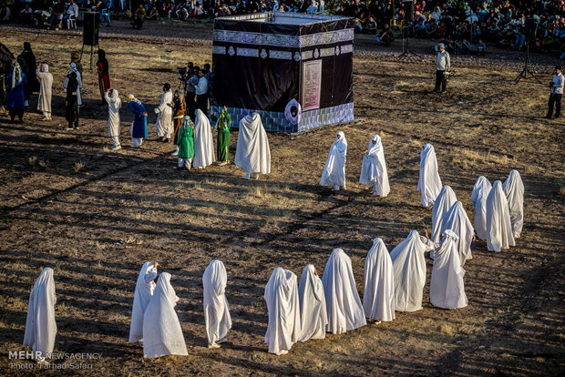 عرض تمثيلي لواقعة الغدير في مدينة قزوين