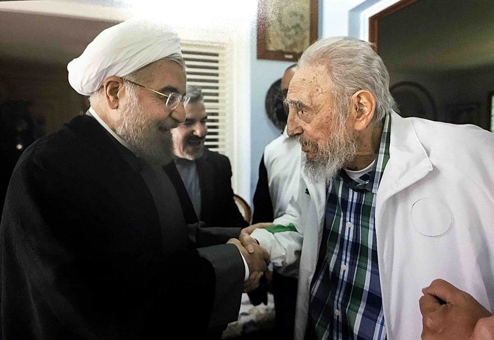 Hassan Rouhani, Fidel Castro