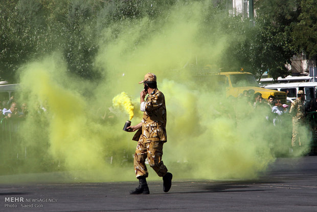 Military parade held in Mashhad