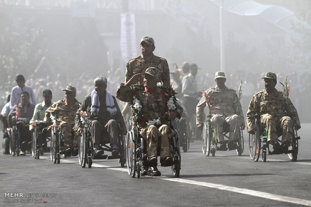 Military parade held in Mashhad