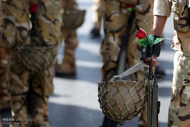 Military parade held in Mashhad