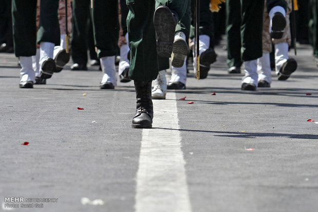 Military parade held in Mashhad