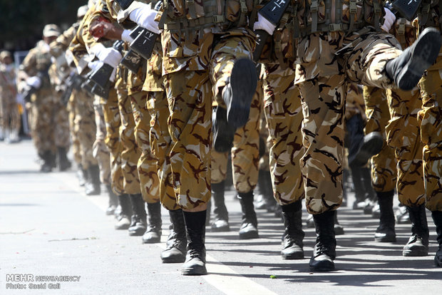 Military parade held in Mashhad