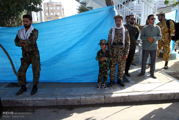 Military parade held in Mashhad