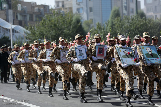 Military parade held in Mashhad