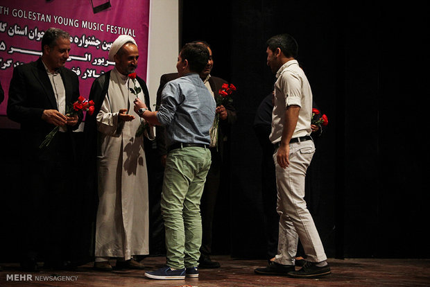 اختتامیه پنجمین جشنواره موسیقی جوان گلستان