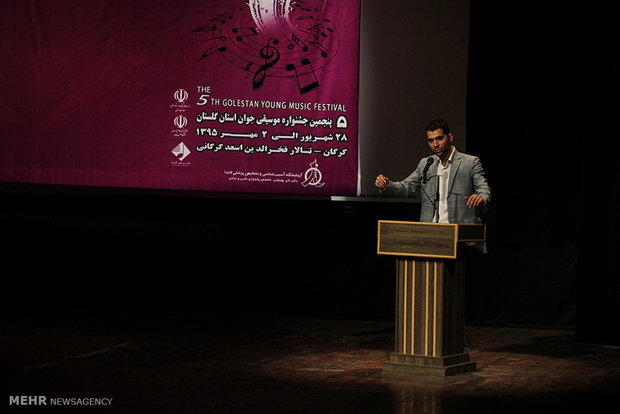 اختتامیه پنجمین جشنواره موسیقی جوان گلستان