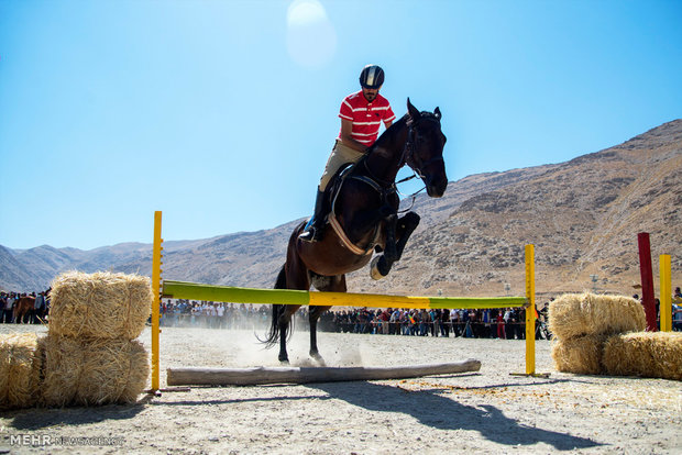 Horse beauty, riding contest in Arak