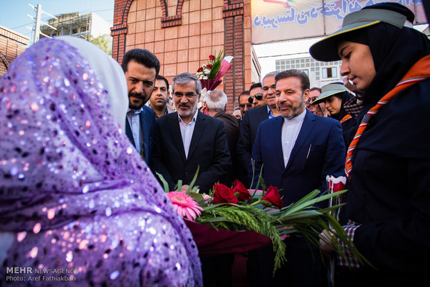 مراسم بازگشایی مدارس استان البرز و افتتاح دبیرستان مهدیه