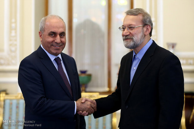 Larijani meets with Iraqi minister