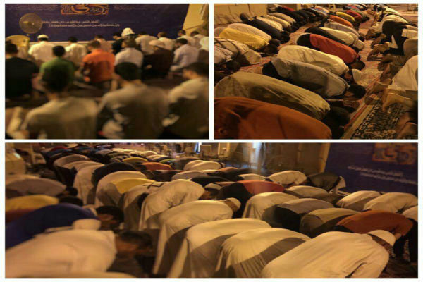 تحصن‌کنندگان بحرینی نماز صبح را مقابل منزل شیخ عیسی اقامه کردند