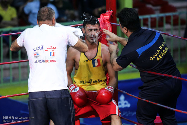 فینال شانزدهمین دوره مسابقات بوکس بین المللی شکست حصر آبادان