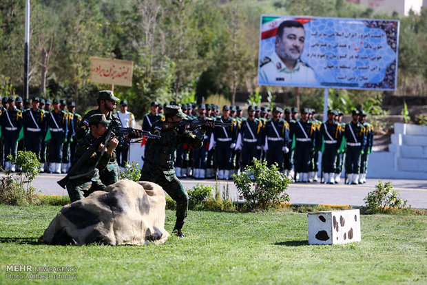 مراسم دانش آموختگان فراگیران آموزشگاه علمی تخصصی شهید بهشتی ناجا اصفهان