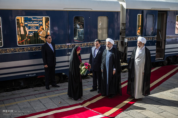 President Rouhani in Qazvin