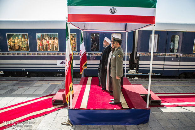 President Rouhani in Qazvin