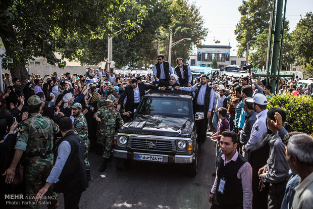President Rouhani in Qazvin