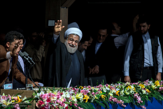 President Rouhani in Qazvin