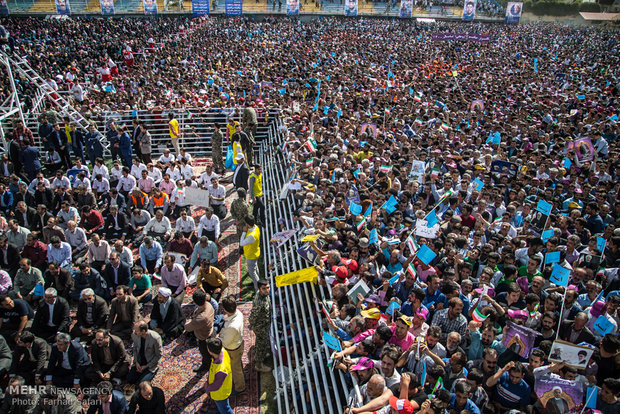 President Rouhani in Qazvin
