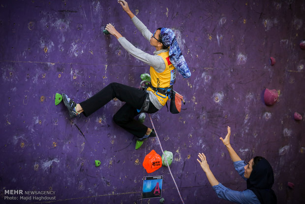 Asian rock climbing competitions