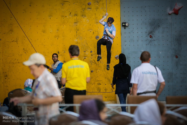 Asian rock climbing competitions