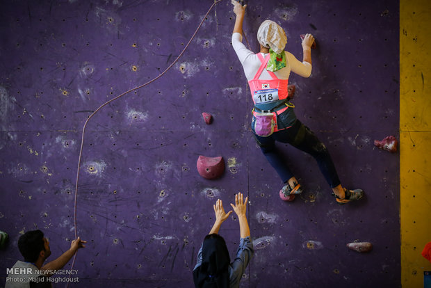 Asian rock climbing competitions