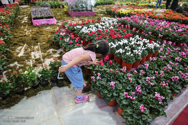 İran’da '8. Çiçek ve Bitki Fuarı' açıldı