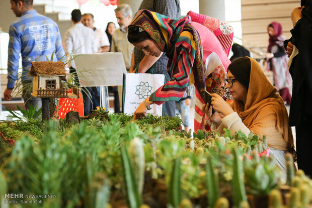 Flower exhibition in Tehran