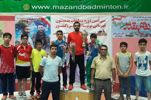 قهرمانی تیم بدمینتون نونهالان گلستان فراتر از حد انتظار بود