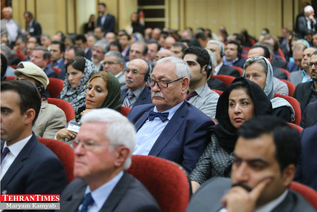 Sigmar Gabriel attending Iran-Germany business commission in Tehran
