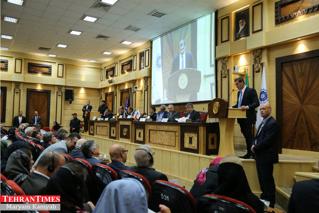 Sigmar Gabriel attending Iran-Germany business commission in Tehran