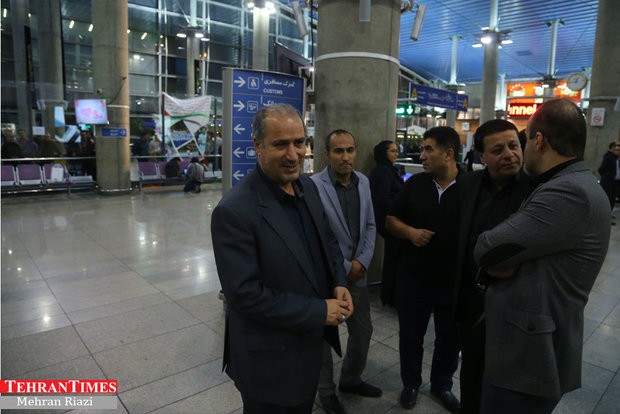 Iran futsal team returns home after finishing third at FIFA World Cup