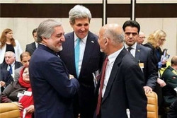 سران دولت افغانستان با «جان کری» دیدار کردند