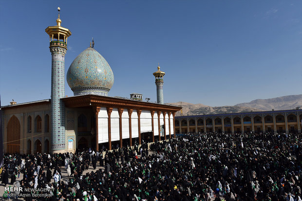 همایش شیرخوارگان حسینی در شاهچراغ