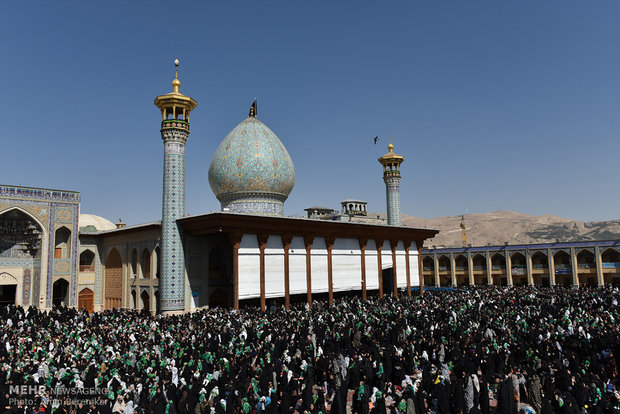 همایش شیرخوارگان حسینی در شاهچراغ