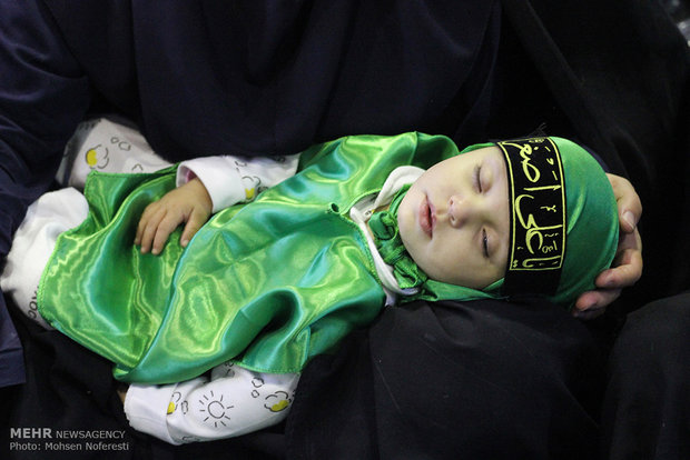 Hosseini infants ceremony across Iran