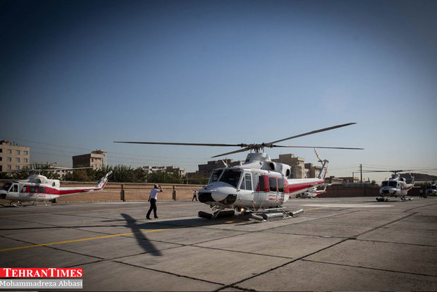 IRCS unveils air medical transport facilities 