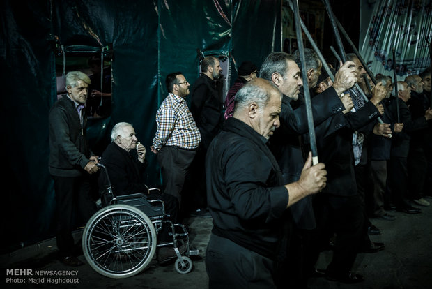 مراسم العزاء الحسيني "شاه حسين" في تبريز